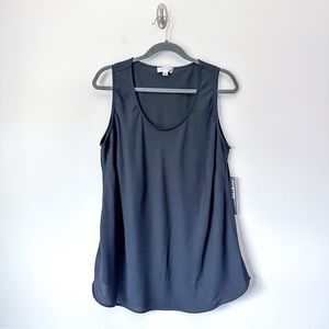 Tahari Arthur S Levine Black Sleeveless Blouse